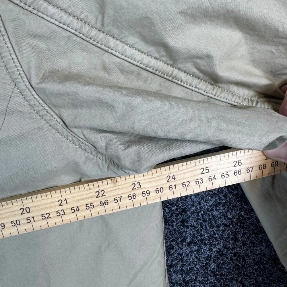 Carbon2Cobalt Mens Khaki Tan‎ 100% Cotton Full Zip Utility Jacket Size L
